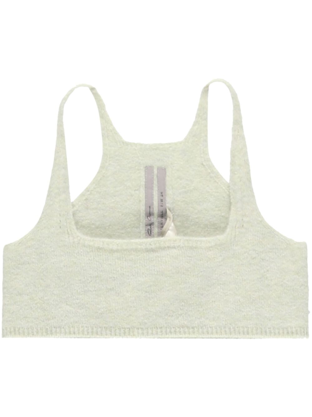 Rick Owens knitted bra top - Green von Rick Owens