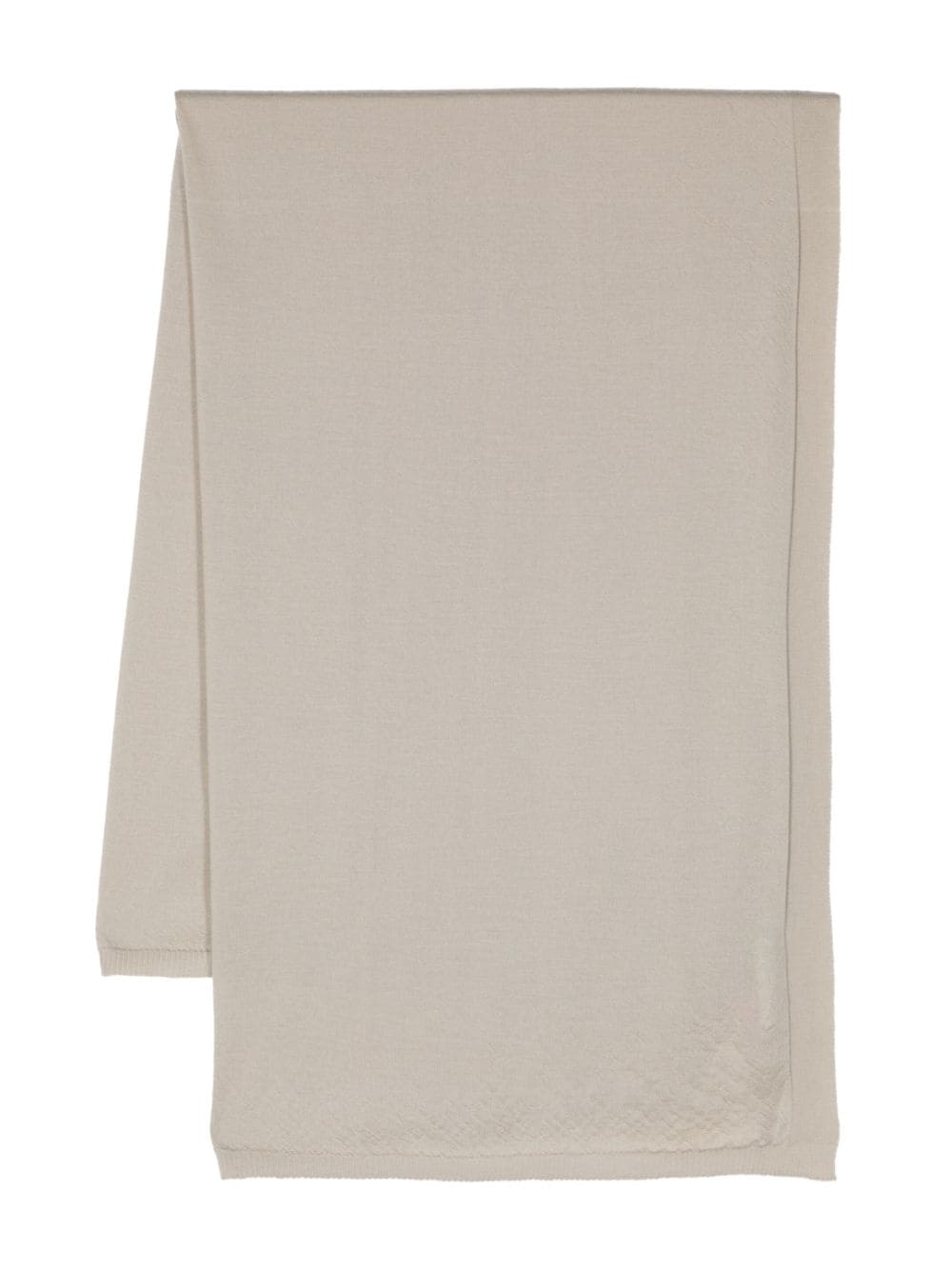 Rick Owens knitted cashmere scarf - Neutrals von Rick Owens