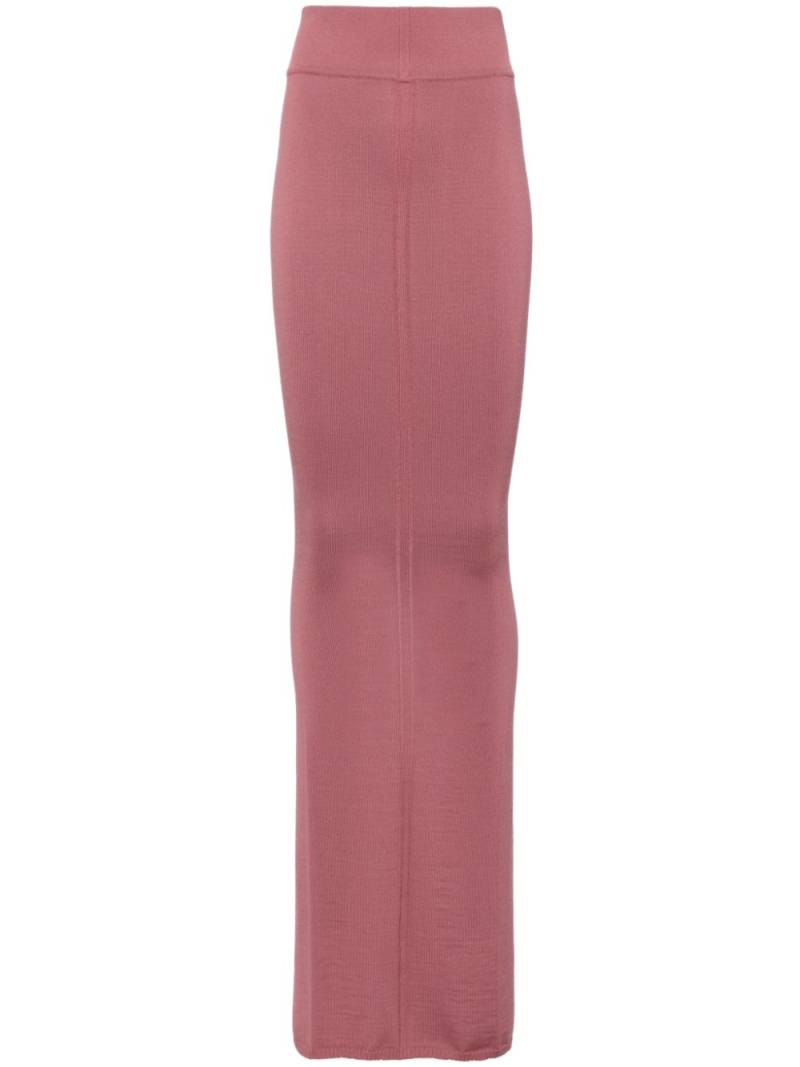 Rick Owens knitted skirt - Pink von Rick Owens