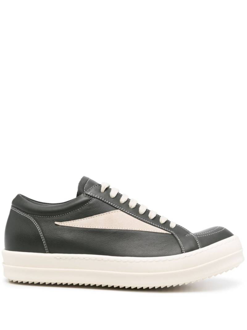 Rick Owens leather sneakers - Green von Rick Owens