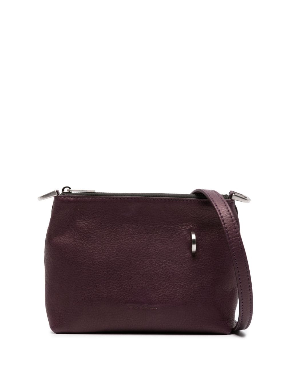 Rick Owens logo-engraved leather crossbody bag - Purple von Rick Owens