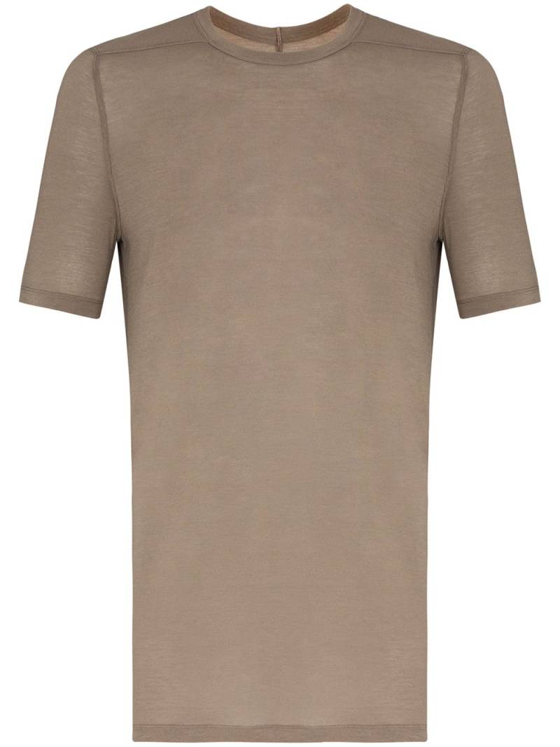 Rick Owens long-line relaxed T-shirt - Green von Rick Owens