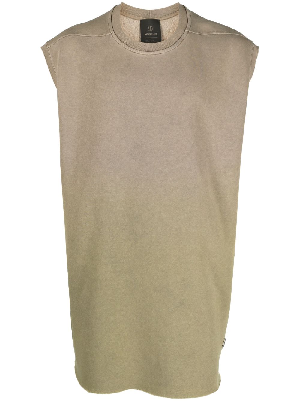 Rick Owens ombré-effect jersey vest - Neutrals von Rick Owens