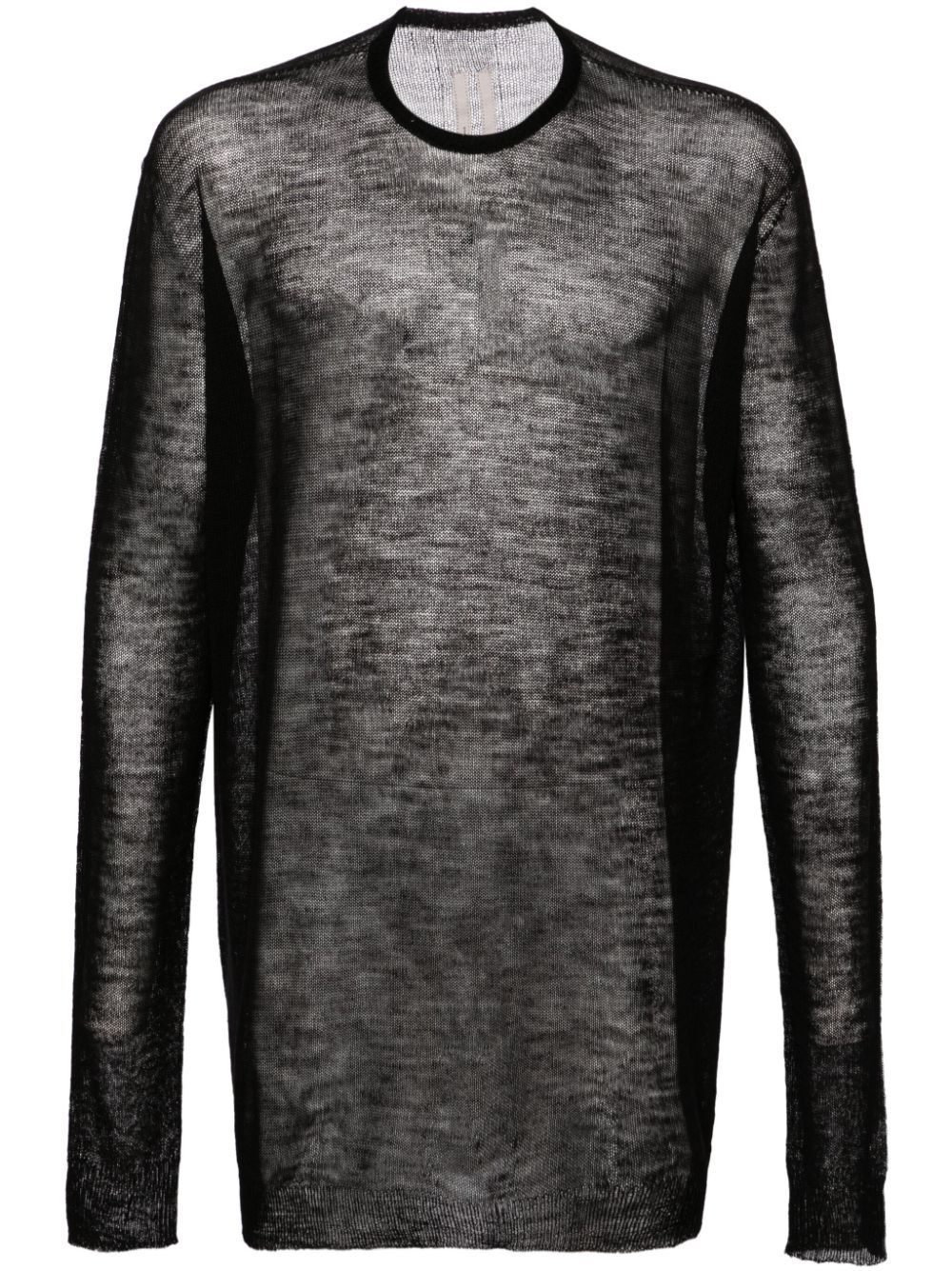 Rick Owens open-knit wool jumper - Black von Rick Owens