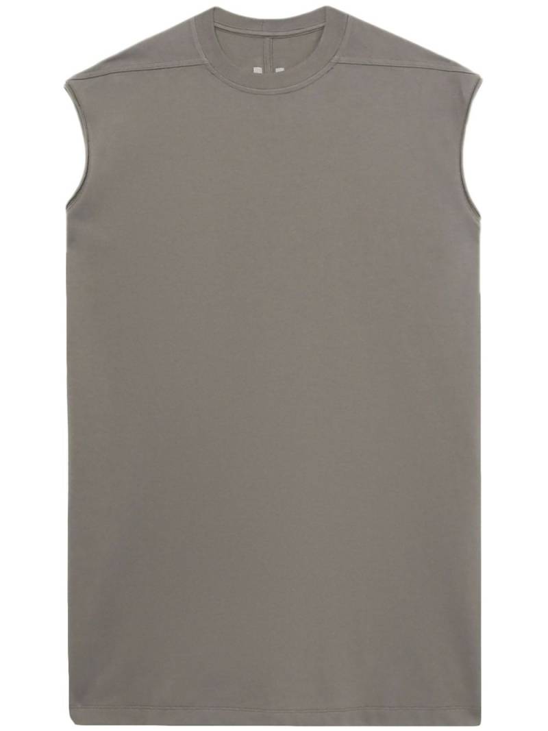 Rick Owens panelled cotton tank top - Grey von Rick Owens