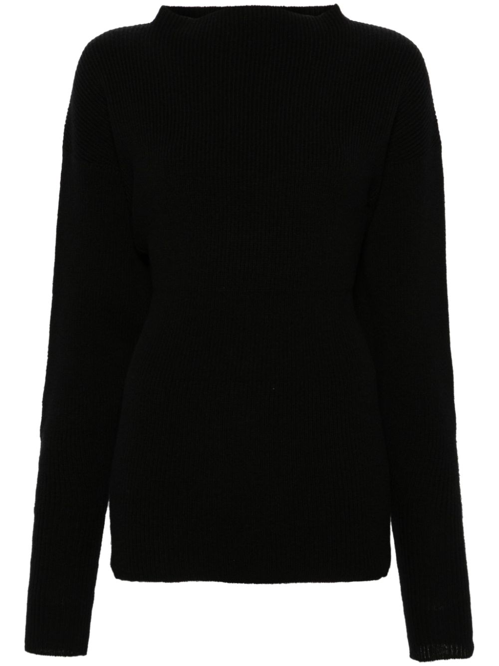 Rick Owens ribbed-knit wool jumper - Black von Rick Owens