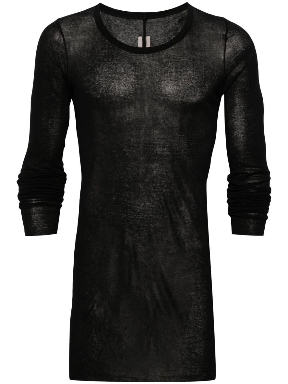 Rick Owens round-neck cotton T-shirt - Black von Rick Owens