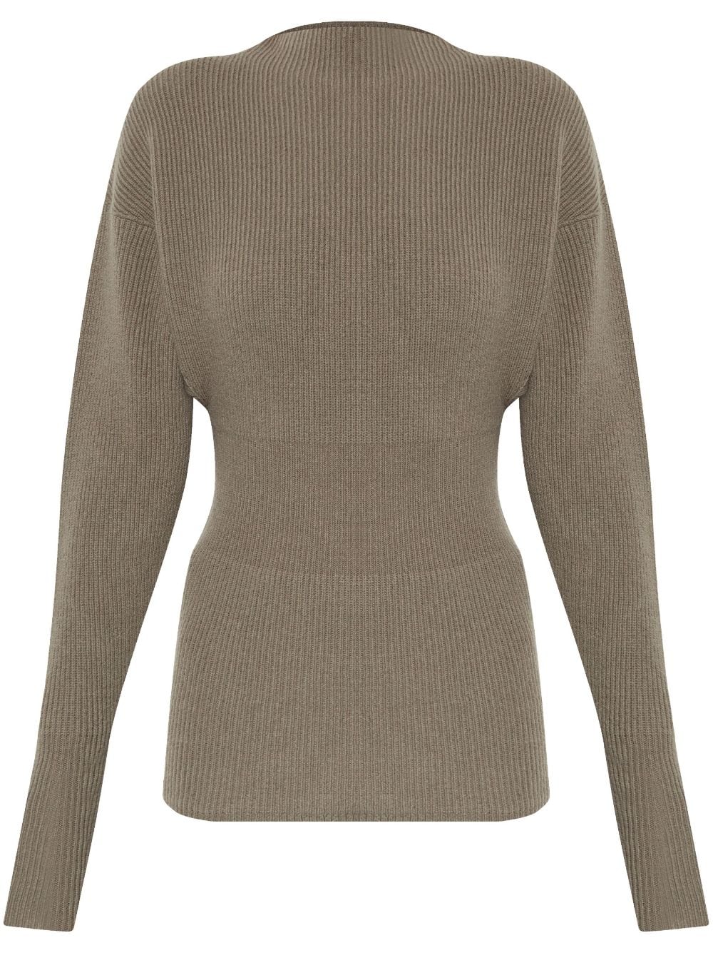 Rick Owens round neck knit sweater - Green von Rick Owens