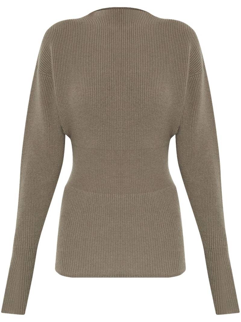 Rick Owens round neck knit sweater - Green von Rick Owens