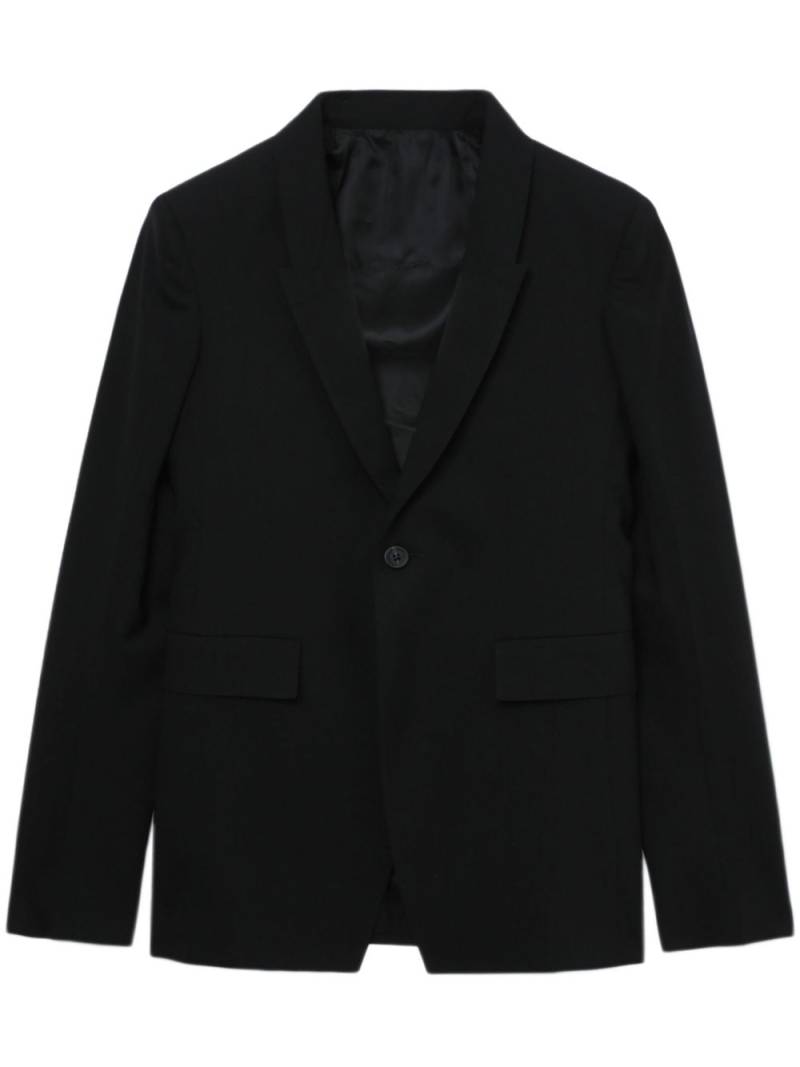 Rick Owens single-breasted wool blazer - Black von Rick Owens