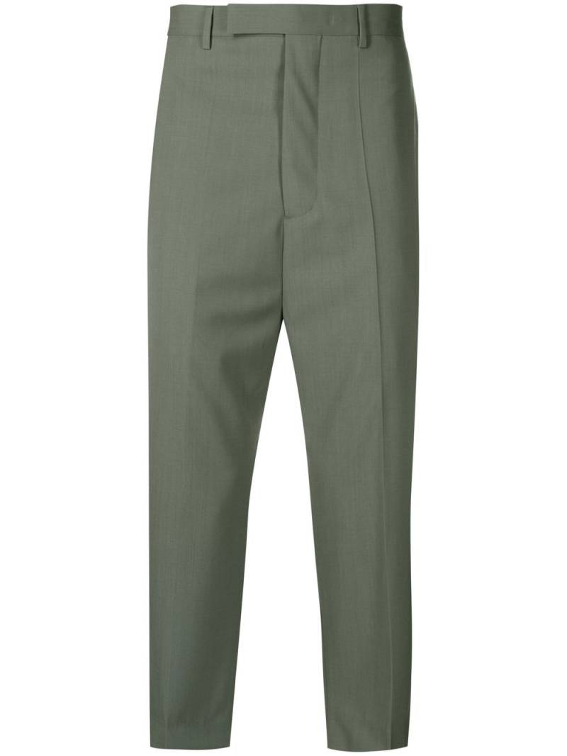 Rick Owens slim-cut leg trousers - Green von Rick Owens