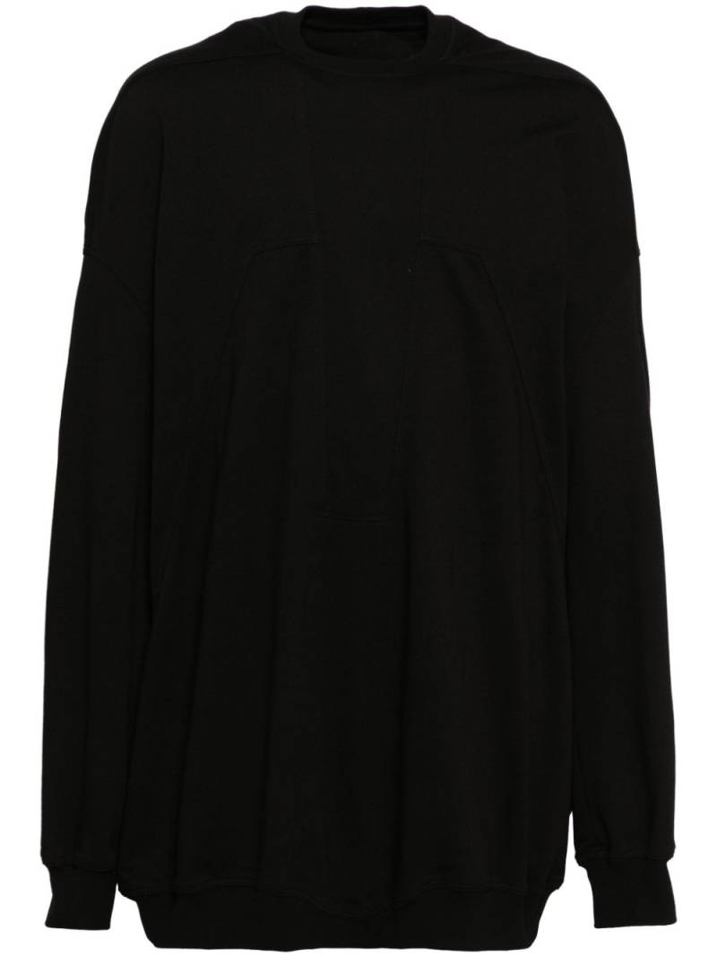 Rick Owens splintered peter sweatshirt - Black von Rick Owens