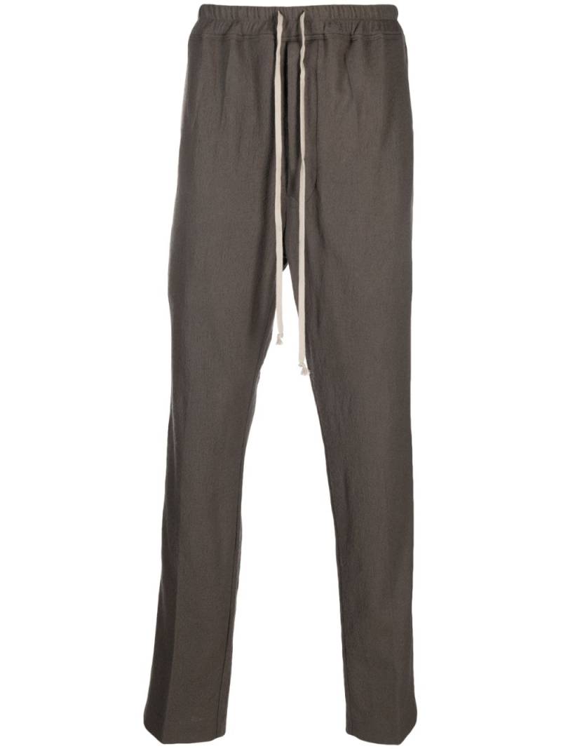 Rick Owens straight-leg wool track pants - Grey von Rick Owens