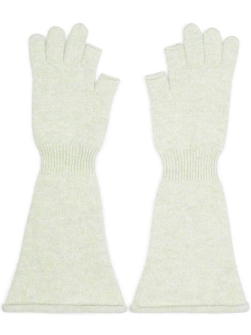 Rick Owens three finger-design gloves - Green von Rick Owens