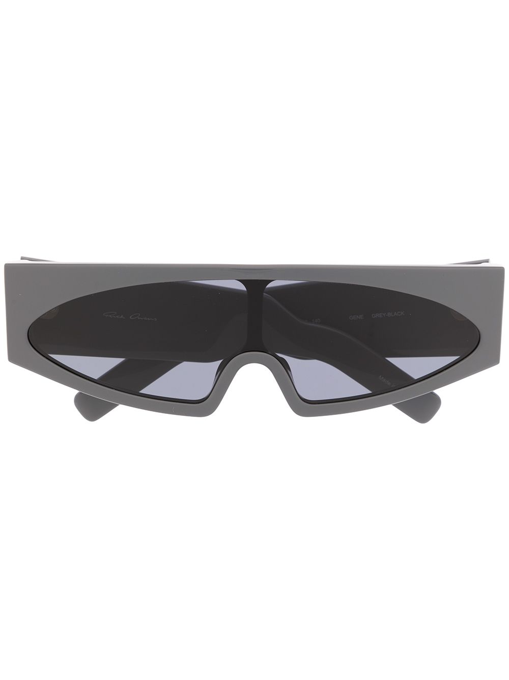 Rick Owens visor-style sunglasses - Grey von Rick Owens