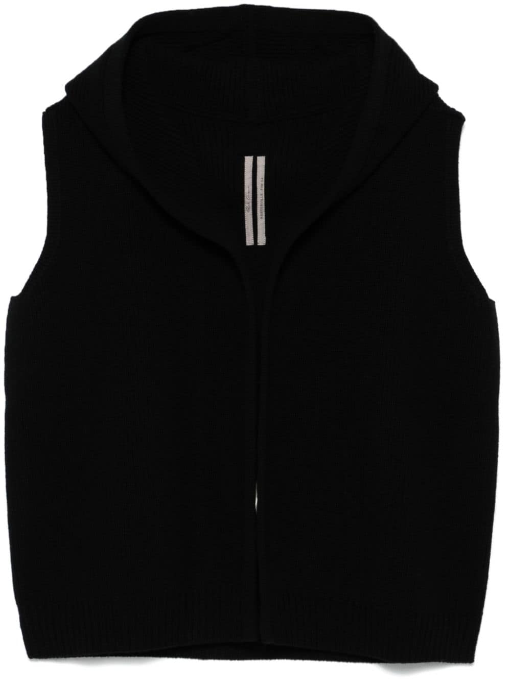 Rick Owens wool hoodie - Black von Rick Owens