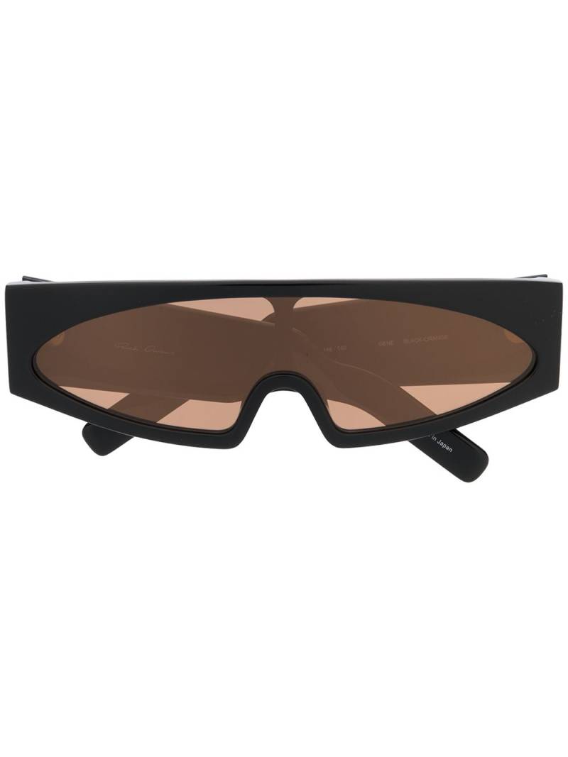 Rick Owens wraparound-frame sunglasses - Black von Rick Owens