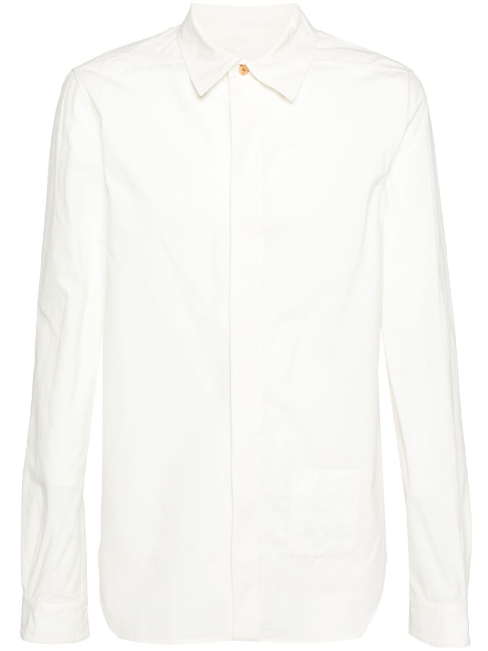 Rick Owens x Bonotto Office cotton shirt - White von Rick Owens