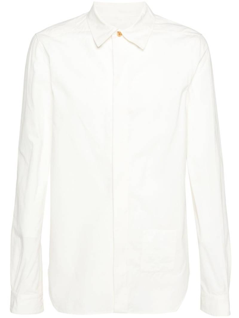 Rick Owens x Bonotto Office cotton shirt - White von Rick Owens