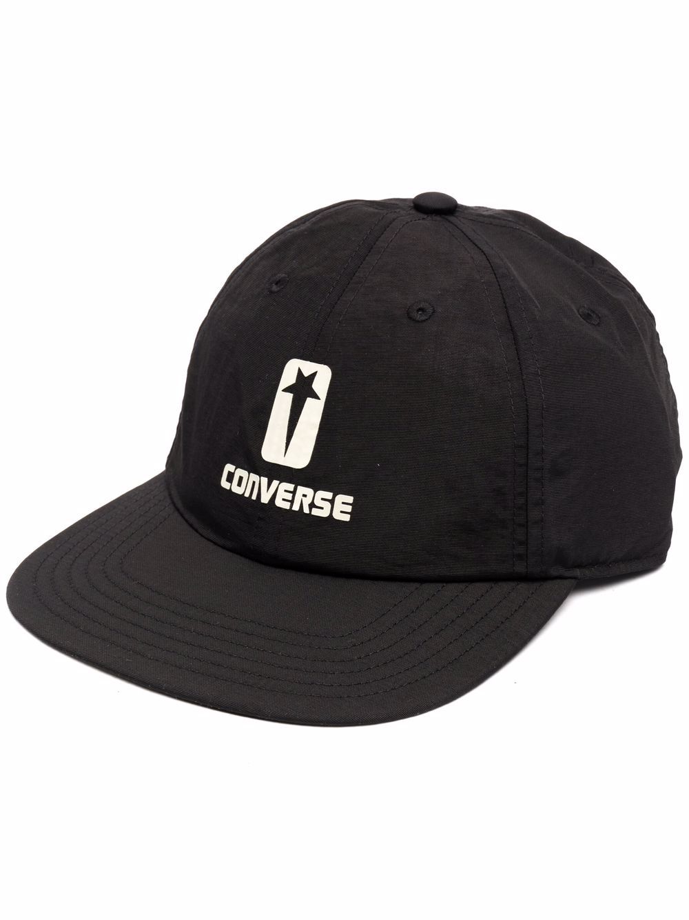 Rick Owens DRKSHDW x converse logo-print cap - Black von Rick Owens DRKSHDW