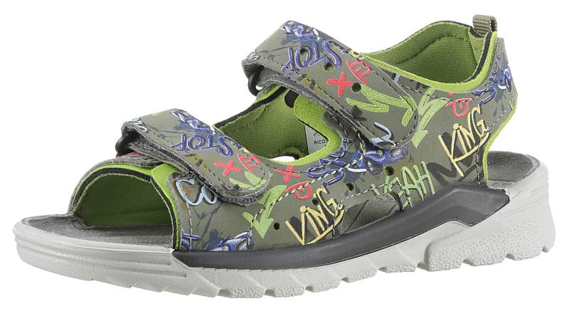 Ricosta Sandale »WAVE WMS: Mittel«, Sommerschuh, Klettschuh, Sandalette, mit coolem Print von Ricosta