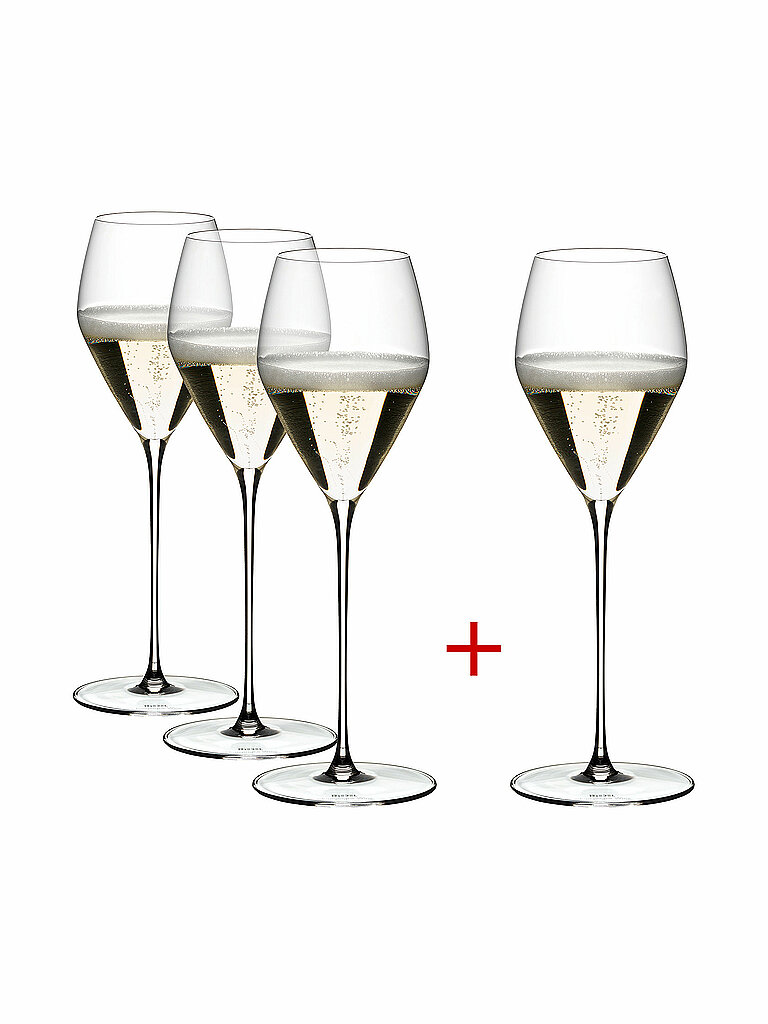 RIEDEL Champagnerglas Set 4tlg. VELOCE von Riedel