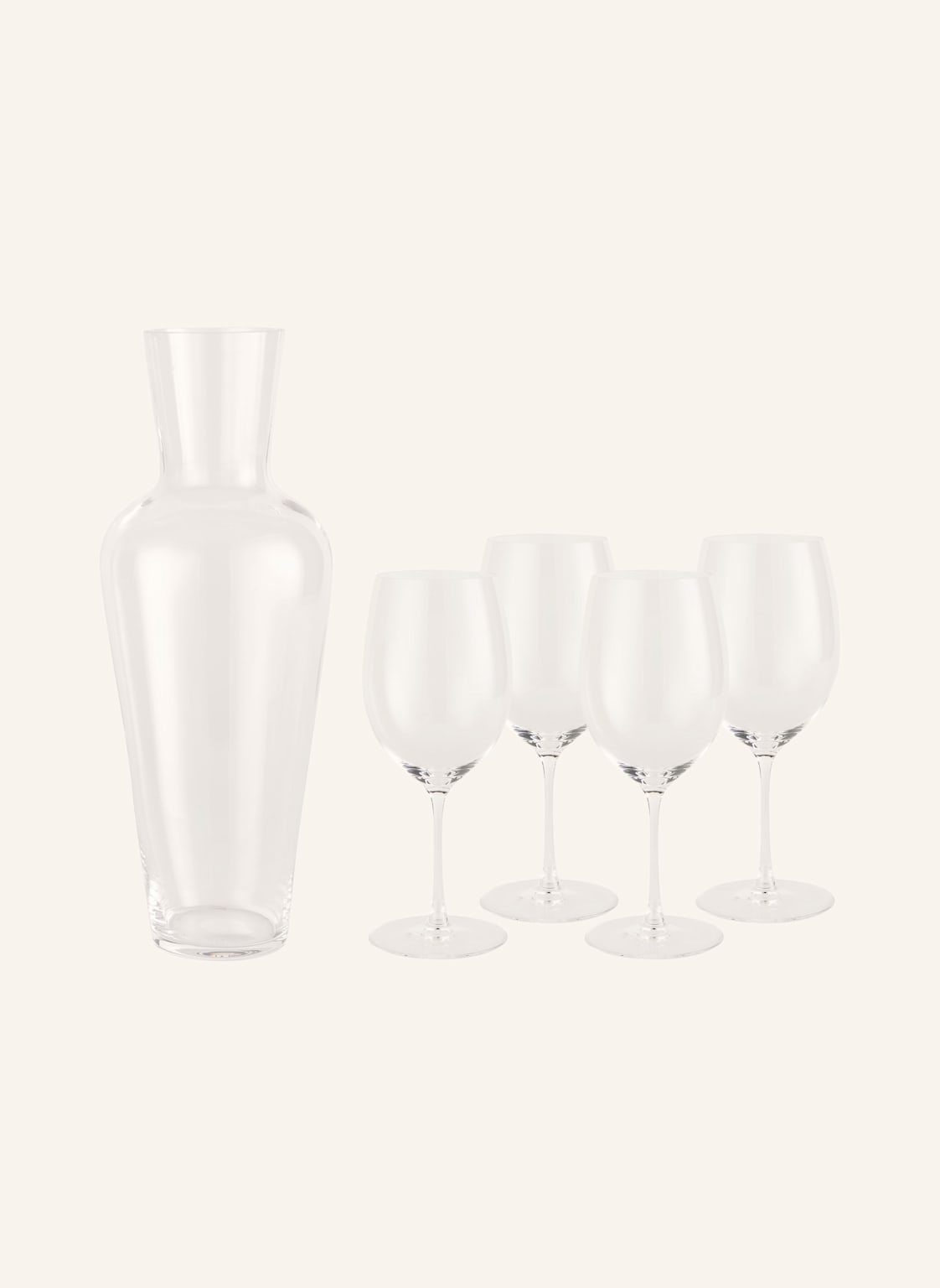 Riedel 4er-Set Weingläser Veritas Cabernet Mit Dekanter transparent Riedel 4er-Set Weingläser Veritas Cabernet Mit Dekanter transparent von Riedel
