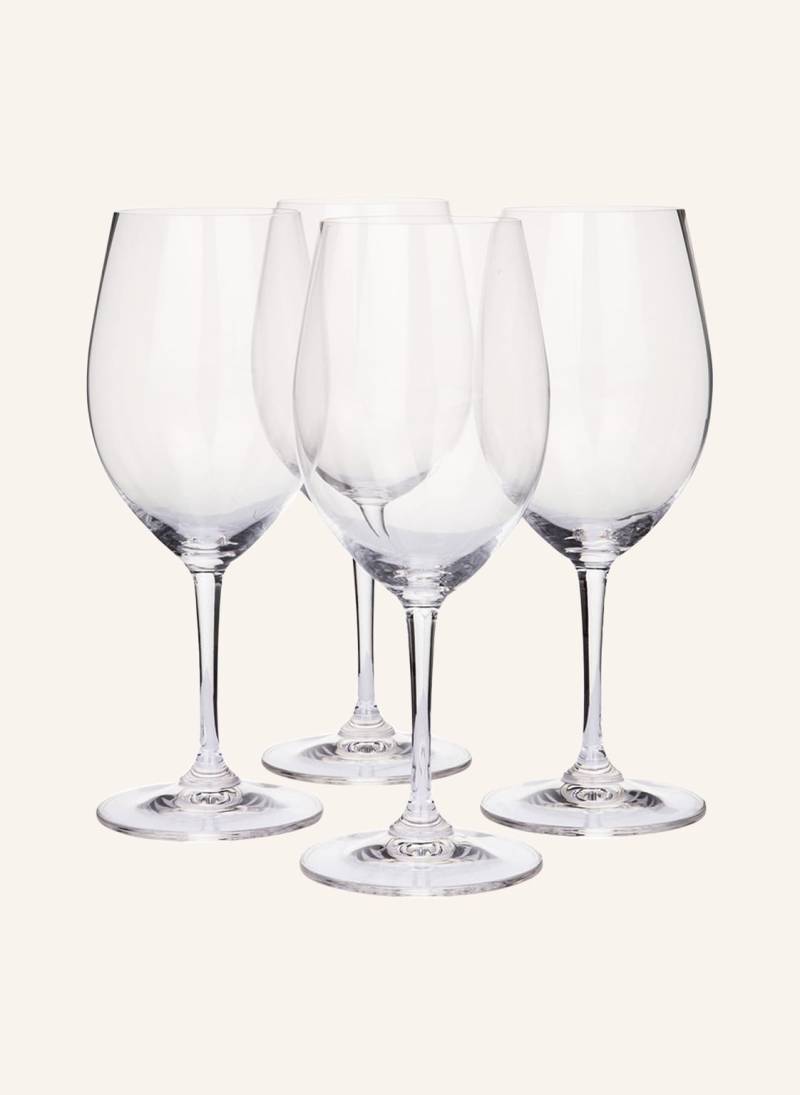 Riedel 4er-Set Weingläser Vivant Red Wine transparent von Riedel