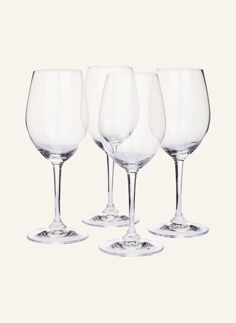 Riedel 4er-Set Weingläser Vivant White Wine transparent von Riedel