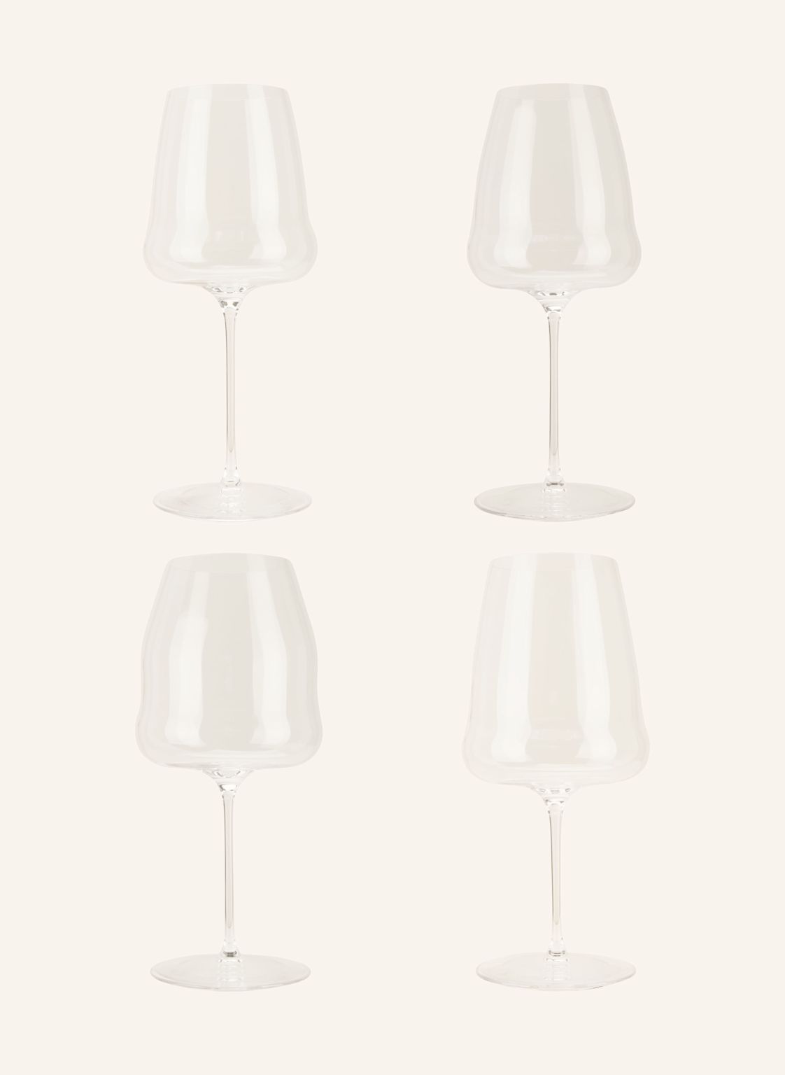 Riedel 4er-Set Weingläser Wine Wings transparent von Riedel