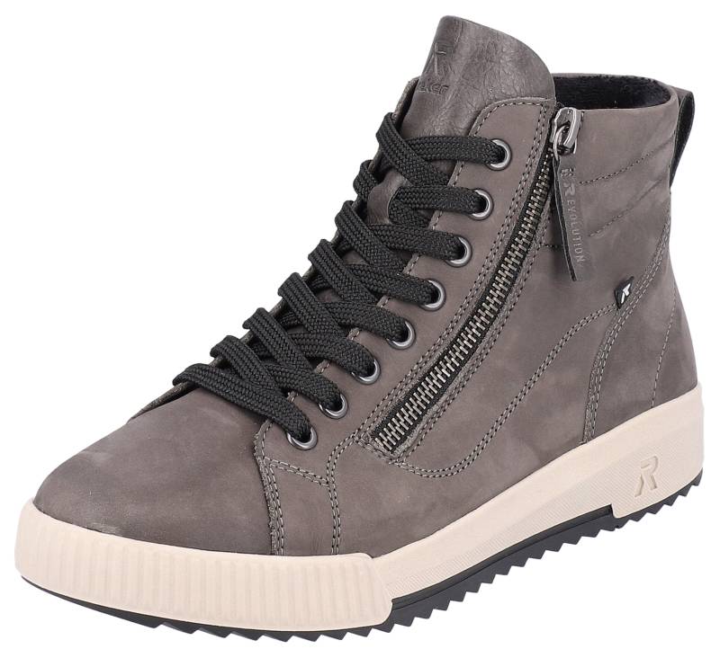 Rieker EVOLUTION Schnürboots, Stiefelette, High Top Sneaker, Freizeitboots mit Reissverschluss von Rieker EVOLUTION