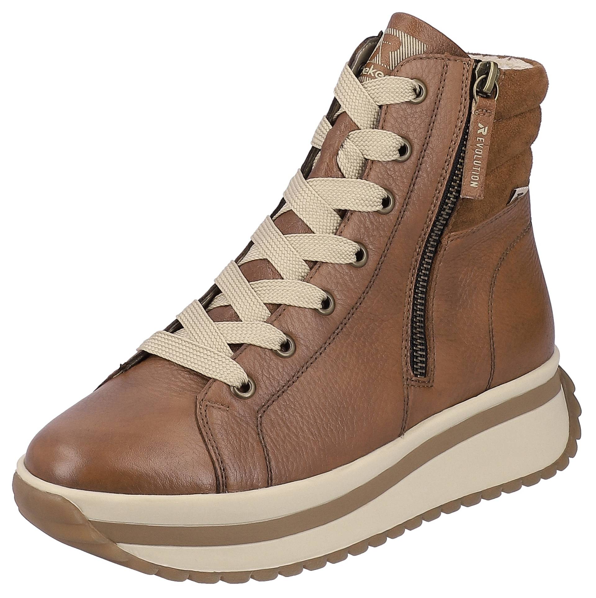 Rieker EVOLUTION Schnürboots, Plateaustiefelette, High Top Sneaker mit zwei Reissverschlüsse Rieker EVOLUTION Schnürboots, Plateaustiefelette, High Top Sneaker mit zwei Reissverschlüsse von Rieker EVOLUTION