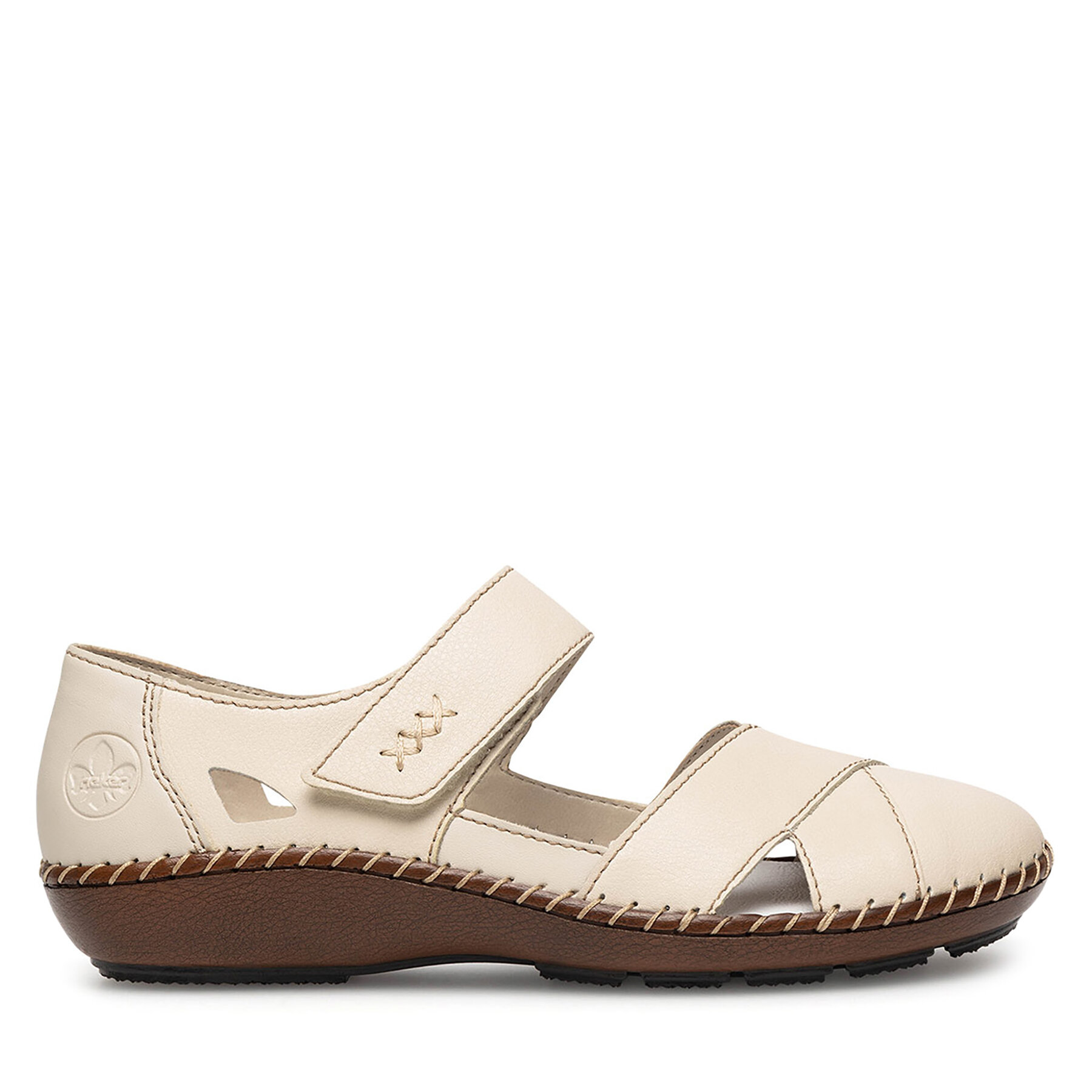 Halbschuhe Rieker 44879-60 Beige von Rieker