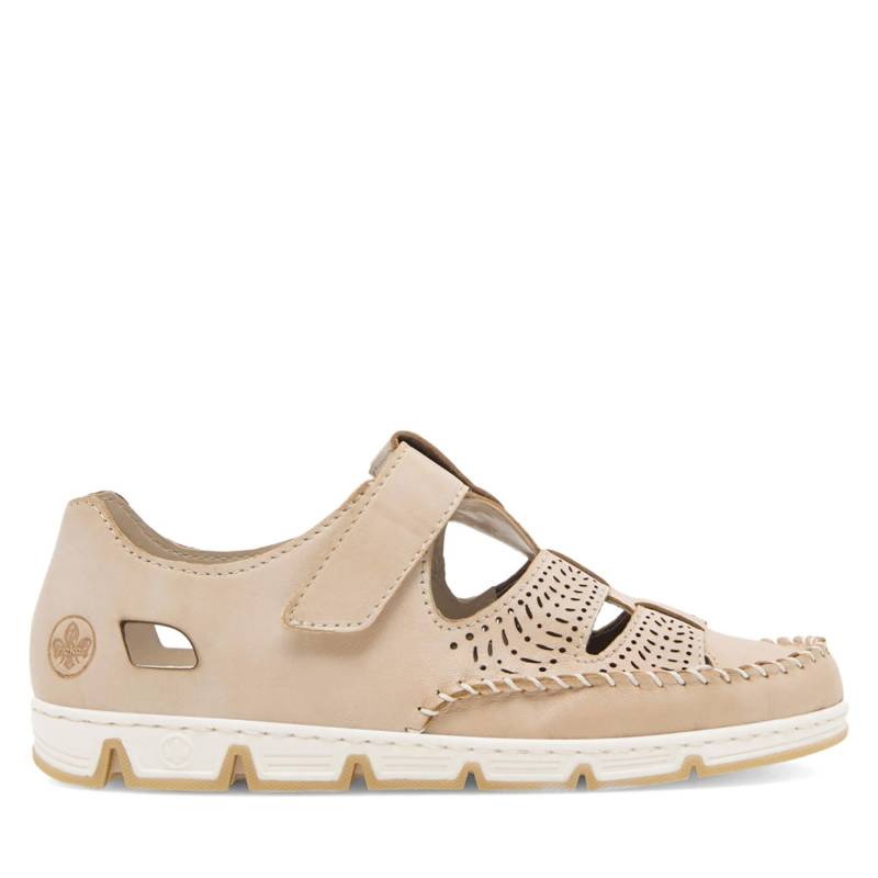 Halbschuhe Rieker 49958-61 Beige von Rieker