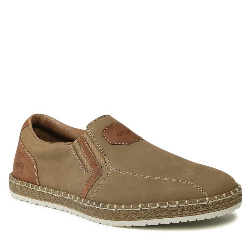 Halbschuhe Rieker B5273-64 Beige von Rieker