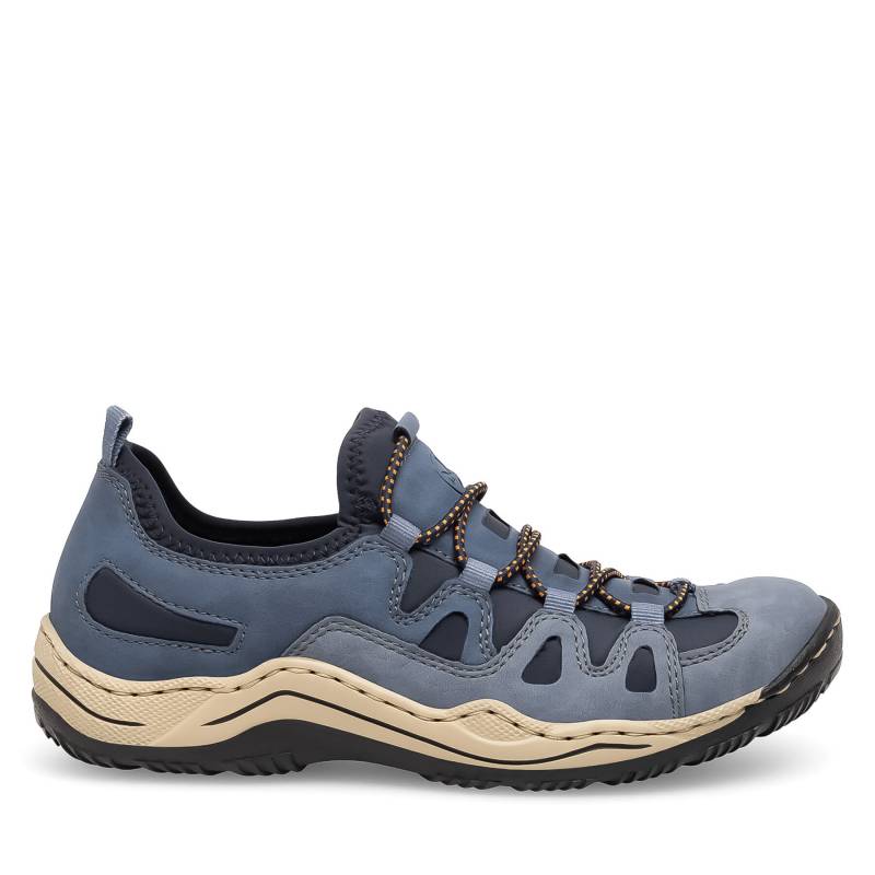 Halbschuhe Rieker L0546-14 Blau von Rieker