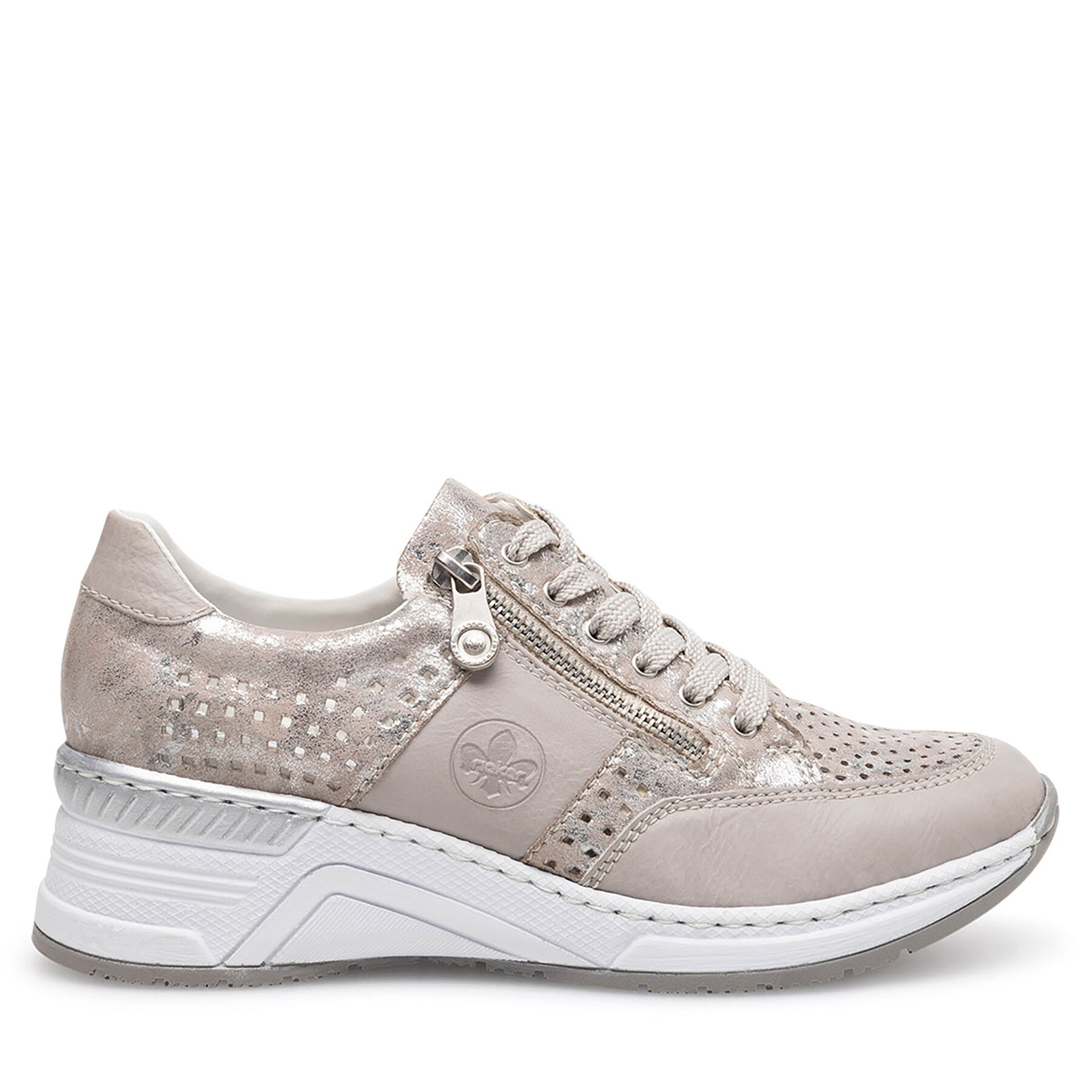 Sneakers Rieker N4327-80 Silberfarben von Rieker