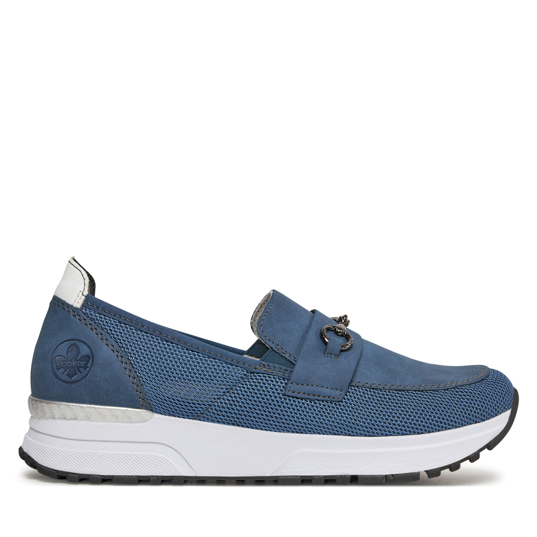 Halbschuhe Rieker N7455-14 Blau von Rieker