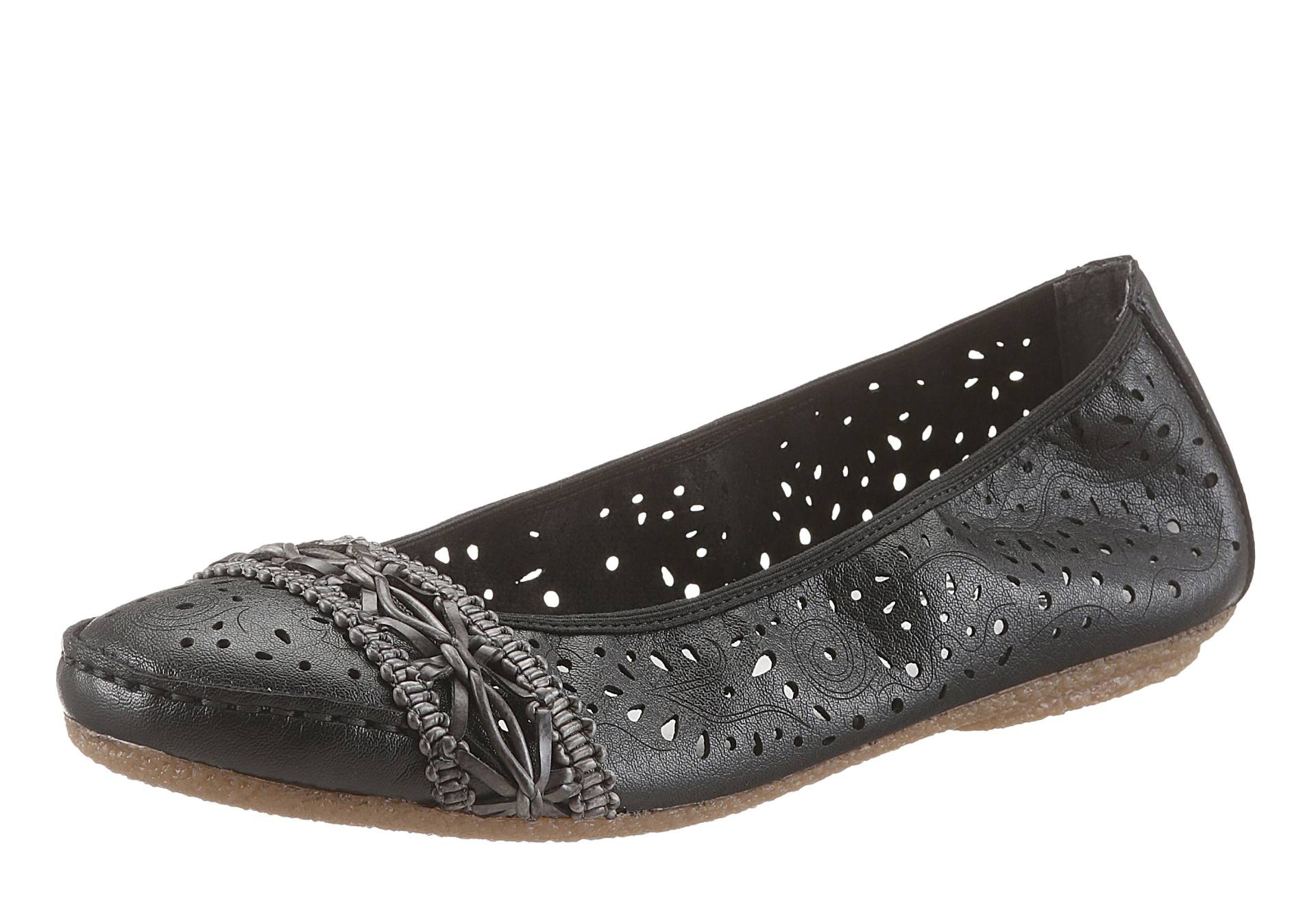 Rieker Ballerina, Slipper, Flache Schuhe mit Rundum-Gummizug Rieker Ballerina, Slipper, Flache Schuhe mit Rundum-Gummizug von Rieker