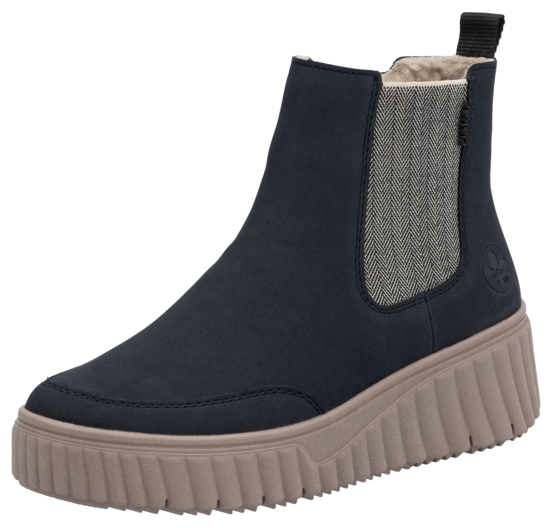 Rieker Chelseaboots, Schlupfboots, Keilstiefelette mit Anziehlasche Rieker Chelseaboots, Schlupfboots, Keilstiefelette mit Anziehlasche von Rieker