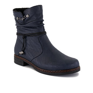 Rieker Damen Boot Blau von Rieker