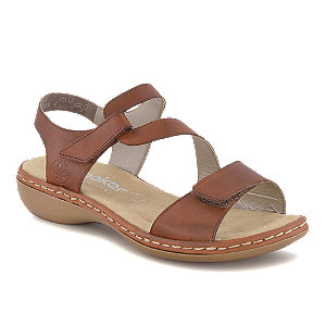 Rieker Damen Hohe Sandalette Cognac von Rieker