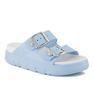 Rieker Damen Pantolette Blau von Rieker