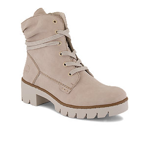 Rieker Damen Schnürboot Beige von Rieker