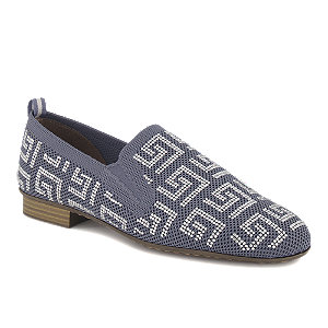 Rieker Damen Slipper Blau von Rieker