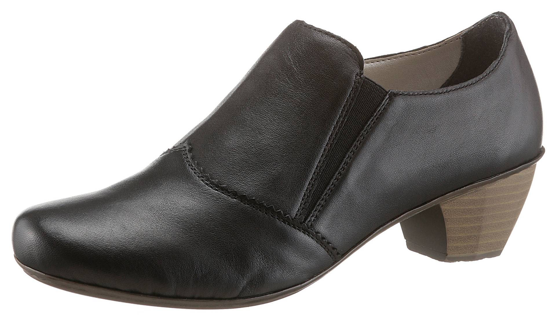 Rieker Hochfrontpumps, Abendschuh, Trichterabsatz, Festtagsschuh, mit Stretcheinsätzen Rieker Hochfrontpumps, Abendschuh, Trichterabsatz, Festtagsschuh, mit Stretcheinsätzen von Rieker