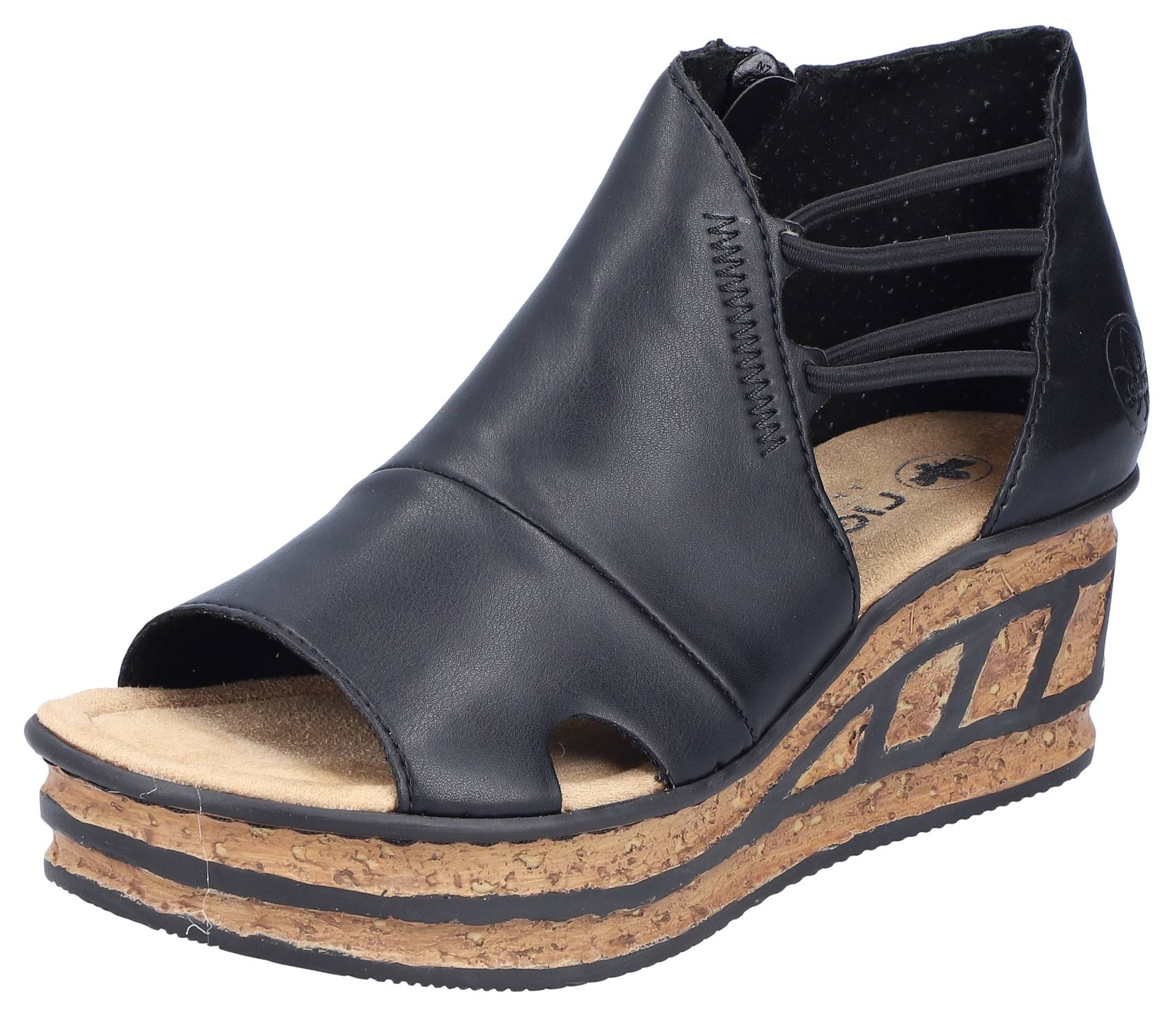 Rieker Keilsandalette, Sommerschuh, Sandale, Keilabsatz, mit Innen-Reissverschluss Rieker Keilsandalette, Sommerschuh, Sandale, Keilabsatz, mit Innen-Reissverschluss von Rieker