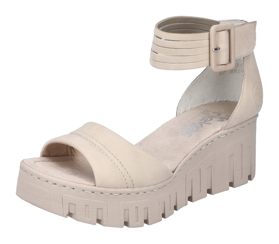 Rieker Keilsandalette, Sommerschuh, Sandale, Keilabsatz, mit kräftiger Profilsohle Rieker Keilsandalette, Sommerschuh, Sandale, Keilabsatz, mit kräftiger Profilsohle von Rieker