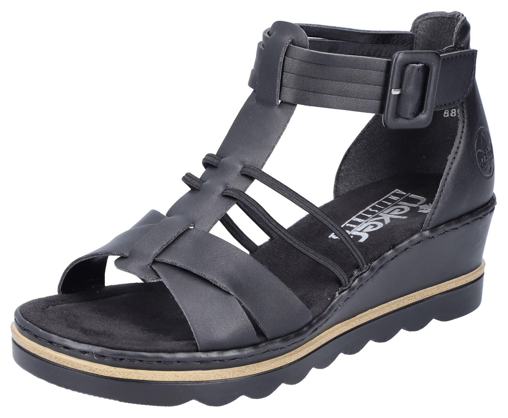 Rieker Keilsandalette, Sommerschuh, Sandale, Keilabsatz, mit Klettverschluss-Riemchen Rieker Keilsandalette, Sommerschuh, Sandale, Keilabsatz, mit Klettverschluss-Riemchen von Rieker