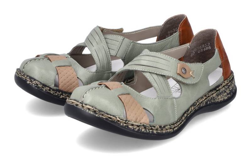 Rieker Klettschuh, Spangenschuh, Slipper, Sommerschuh mit Cut-Outs von Rieker